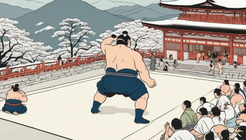 senso-ji,sumo wrestler,tsukemono,cool woodblock images,sensoji,kumano kodo,koyasan,japanese martial arts,sōjutsu,hanok,battōjutsu,nikuman,sambo (martial art),kiyomizu,rokuon-ji,iaijutsu,hall of supreme harmony,miyajima,kyoto,daitō-ryū aiki-jūjutsu,Illustration,American Style,American Style 09