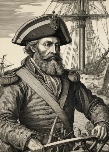 east indiaman,christopher columbus,sloop-of-war,whaler,columbus day,mariner,windjammer,cape dutch,full-rigged ship,commodore,sailer,three masted,naval officer,mayflower,brigantine,galleon,mutiny,seafarer,pirate,seafaring,Illustration,Black and White,Black and White 27
