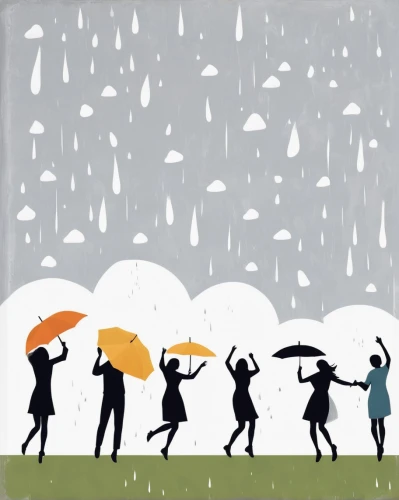 background vector,man with umbrella,umbrellas,umbrella pattern,raindops,walking in the rain,women silhouettes,umbrella,raining,protection from rain,rain protection,rainy season,rain shower,precipitation,rain,weather icon,rain bar,rains,mary poppins,vector people,Illustration,Black and White,Black and White 32