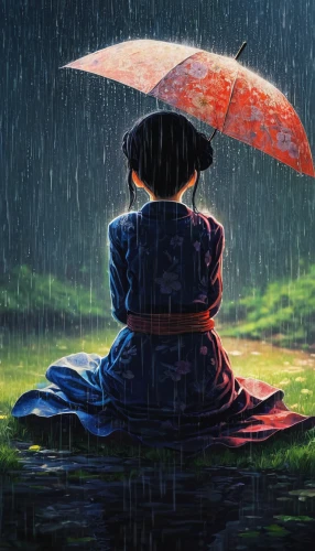 rainy season,monsoon,blue rain,japanese umbrella,rain,in the rain,heavy rain,japanese umbrellas,rainy,rainy day,summer umbrella,raindops,umbrella,monsoon banner,walking in the rain,rains,drop of rain,after rain,man with umbrella,asian umbrella,Illustration,Japanese style,Japanese Style 05