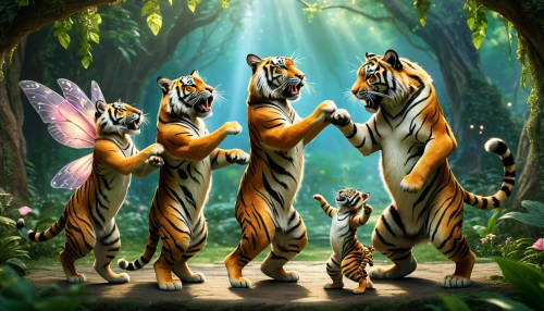 tigers,forest animals,woodland animals,animal zoo,children's background,animal world,deep zoo,fantasy picture,tigerle,felidae,scandia animals,exotic animals,wild animals,animalia,animal lane,anthropomorphized animals,fantasy art,the animals,antasy,animal animals,Photography,General,Natural