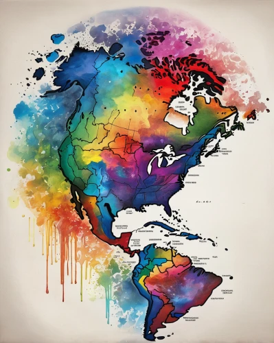 rainbow world map,map of the world,world's map,world map,continents,the world,embrace the world,world,continent,global oneness,love earth,the continent,world travel,watercolor paint strokes,the earth,map silhouette,globetrotter,loveourplanet,other world,world wonder,Conceptual Art,Fantasy,Fantasy 12