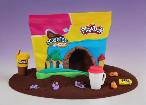 play-doh,play doh,candy cauldron,kids' meal,3d mockup,lego pastel,playset,product photos,diorama,cartoon chips,fairy house,ice cream bar,clay packaging,mound of dirt,dog house,easter décor,clay animation,candy sticks,candy bar,kids' things,Unique,3D,Clay
