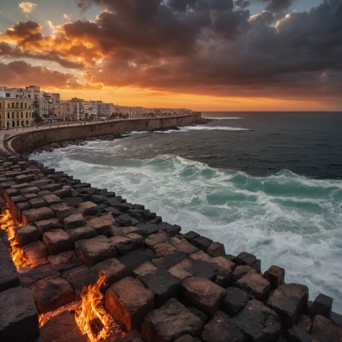 burned pier,port elizabeth,tenerife,canary islands,antofagasta,fire and water,northern ireland,gran canaria,grancanaria,lanzarote,breakwater,fuerteventura,cape town,pillar of fire,capetown,jaffa,ireland,bondi beach,libya,giants causeway,Photography,General,Natural