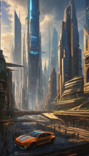 futuristic landscape,cityscape,sci fiction illustration,city scape,futuristic architecture,fantasy city,ancient city,skyline,futuristic car,city cities,metropolis,city skyline,destroyed city,urbanization,concept art,sci-fi,sci - fi,city view,cities,world digital painting,Conceptual Art,Daily,Daily 04