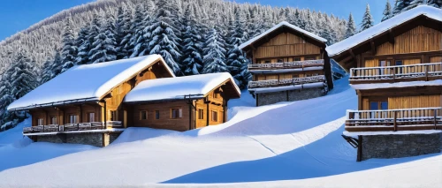 chalets,winter house,wooden houses,mountain huts,chalet,mountain hut,snow shelter,snowhotel,snow roof,half-timbered houses,snow house,winter village,log home,alpine village,avalanche protection,log cabin,alpine hut,wooden house,ortler winter,house in mountains,Illustration,Realistic Fantasy,Realistic Fantasy 08