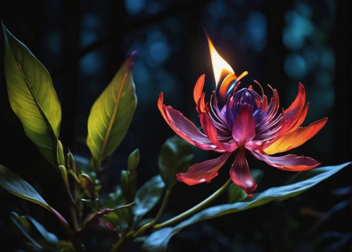 flame flower,fire flower,flame lily,fire lily,fire-star orchid,torch lily,fire poker flower,flower in sunset,torch lilies,lampion flower,firecracker flower,schopf-torch lily,flame vine,flame spirit,flame of fire,flaming torch,magic star flower,natal lily,candlelight,incandescent,Photography,Artistic Photography,Artistic Photography 02