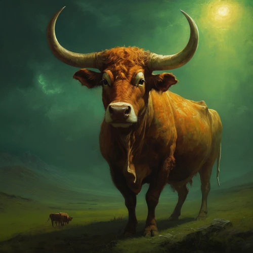 ox,texas longhorn,horns cow,oxen,horned cows,taurus,aurochs,bos taurus,mountain cow,scottish highland cattle,highland cattle,watusi cow,the zodiac sign taurus,mountain cows,alpine cow,highland cow,horoscope taurus,tribal bull,zebu,cow,Art,Classical Oil Painting,Classical Oil Painting 44