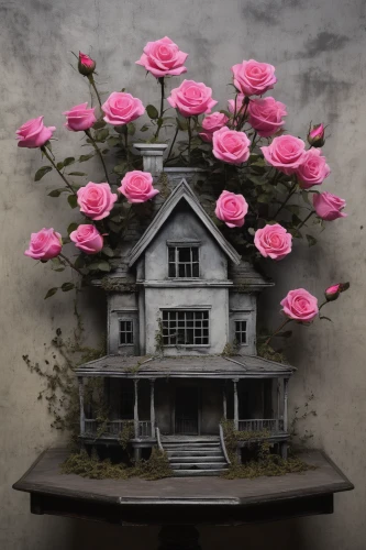 landscape rose,old country roses,rosebushes,pink roses,free land-rose,woman house,historic rose,houses clipart,culture rose,doll's house,blooming roses,wild roses,abandoned house,rosebush,noble roses,ancient house,lonely house,rose bush,way of the roses,witch house,Conceptual Art,Graffiti Art,Graffiti Art 12