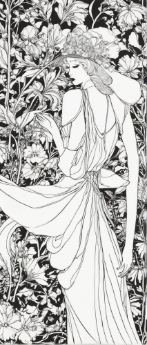 rusalka,amano,flower and bird illustration,throwing leaves,white rose snow queen,gonepteryx cleopatra,dryad,dragon of earth,mucha,coloring page,the snow queen,angel line art,fae,dance of death,water-the sword lily,faerie,hand-drawn illustration,the night of kupala,line-art,datura,Illustration,Black and White,Black and White 24
