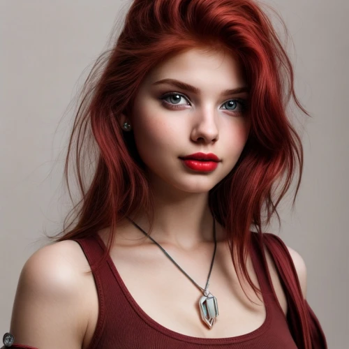 redhead doll,redhair,red-haired,red hair,realdoll,red head,redhead,redheads,ariel,beautiful young woman,dark red,young woman,redheaded,necklace with winged heart,romantic look,pretty young woman,bylina,girl portrait,beautiful model,red-brown,Common,Common,Photography