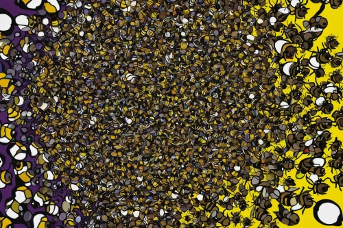 swarm of bees,bee colony,rudbeckia,bee,swarm,bumblebees,bee pasture,bees,zoom out,bee colonies,black mustard,bee farm,thanos infinity war,dense,cellular,swarms,pollen,canola,flowers png,black rice,Illustration,Abstract Fantasy,Abstract Fantasy 08