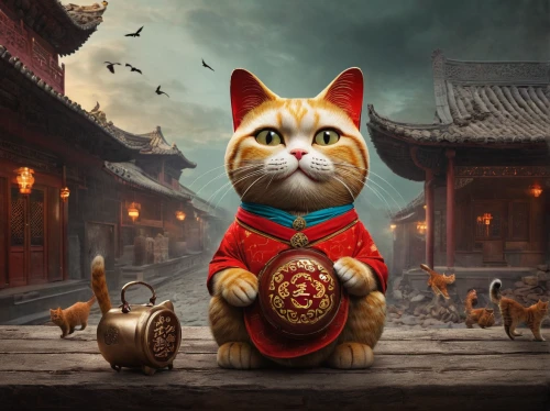 chinese pastoral cat,cat warrior,lucky cat,auspicious,chinese art,oriental painting,goki,cartoon cat,cat image,cat sparrow,xing yi quan,happy chinese new year,red tabby,cute cat,kitsune,kung fu,baozi,wushu,chinese imperial dog,shuanghuan noble,Photography,Documentary Photography,Documentary Photography 32