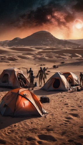 camping tents,tent camping,the atacama desert,the gobi desert,gobi desert,libyan desert,mission to mars,burning man,capture desert,merzouga,expedition camping vehicle,moon valley,tent camp,mojave,tourist camp,tents,nomadic people,nomads,digital nomads,admer dune,Conceptual Art,Sci-Fi,Sci-Fi 13