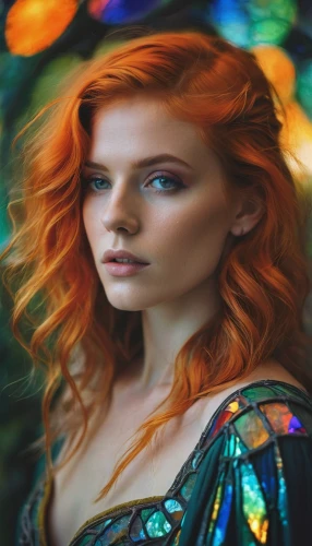 fantasy portrait,fae,mystical portrait of a girl,faery,orange butterfly,romantic portrait,fiery,faerie,poison ivy,nami,fantasy art,fairy peacock,clary,world digital painting,fantasy picture,luminous,redheads,digital art,digital painting,aura,Photography,General,Natural