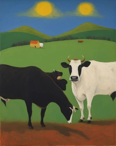 holstein cattle,two cows,cows on pasture,holstein-beef,holstein cow,cow with calf,dairy cows,happy cows,galloway cattle,galloway cows,dairy cow,cows,milk cows,oxen,alpine cow,cow,dairy cattle,cow icon,ears of cows,bovine,Art,Artistic Painting,Artistic Painting 26