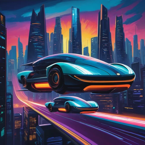 futuristic car,futuristic landscape,jaguar xj13,futuristic,jaguar e-type,chevrolet corvette,retro automobile,velocity,cadillac de ville series,porsche 718,night highway,porsche 928,retro vehicle,sci fiction illustration,electric mobility,retro car,corvette,porsche,3d car wallpaper,chrysler concorde,Art,Artistic Painting,Artistic Painting 36