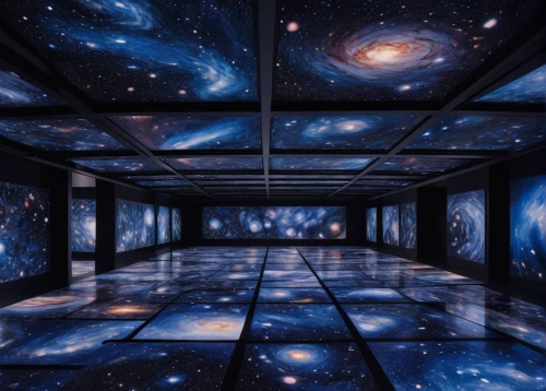 planetarium,large space,sky space concept,deep space,space art,starscape,blue room,the universe,inner space,universe,out space,ufo interior,hallway space,galaxy,space,dimensional,dimension,astronomy,futuristic art museum,the ceiling,Photography,Fashion Photography,Fashion Photography 05