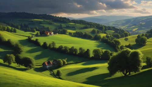 green landscape,landscape background,meadow landscape,rolling hills,northern black forest,home landscape,sound of music,alpine pastures,appenzell,styria,green meadow,green fields,rural landscape,landscape,countryside,austria,hills,eastern switzerland,hillside,high landscape,Conceptual Art,Oil color,Oil Color 11