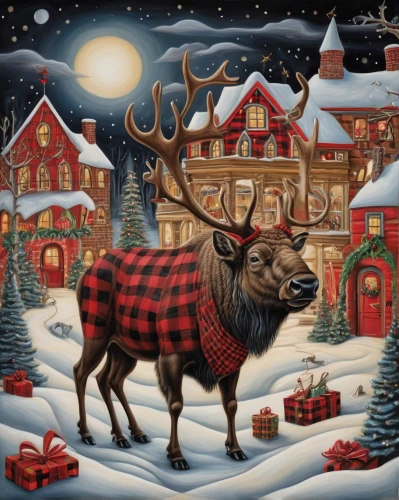 buffalo plaid reindeer,buffalo plaid deer,buffalo plaid red moose,buffalo plaid antlers,christmas buffalo plaid,christmas buffalo raccoon and deer,buffalo plaid bear,christmas deer,buffalo plaid paper,buffalo plaid christmas,rudolf,reindeer from santa claus,raindeer,rudolph,buffalo plaid trees,santa claus with reindeer,winter deer,reindeer,sleigh with reindeer,pere davids deer,Illustration,Realistic Fantasy,Realistic Fantasy 40