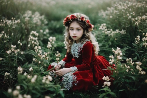 girl in flowers,girl picking flowers,beautiful girl with flowers,flower girl,little red riding hood,girl in the garden,mystical portrait of a girl,meadowsweet,meadow play,little girl fairy,little girl in wind,child portrait,red riding hood,girl with tree,young girl,little girl in pink dress,child fairy,meadow flowers,vintage flowers,eglantine,Photography,Artistic Photography,Artistic Photography 12