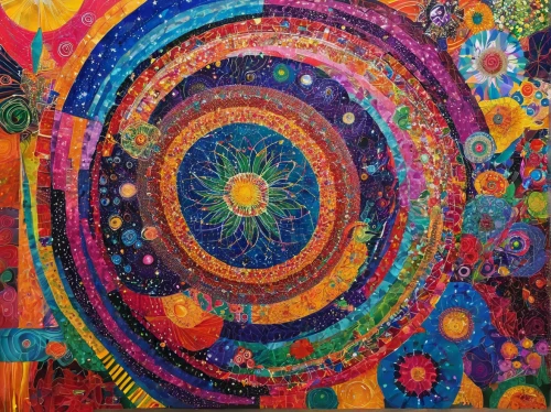 colorful spiral,spiral nebula,tapestry,concentric,time spiral,spiral,hippie fabric,mandala,spiral background,psychedelic art,spirals,cosmic eye,boho art,pachamama,mandalas,colour wheel,colorful tree of life,circle paint,mandala art,abstract multicolor,Illustration,Abstract Fantasy,Abstract Fantasy 08