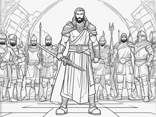 biblical narrative characters,twelve apostle,coloring page,the abbot of olib,archimandrite,coloring pages,genesis land in jerusalem,crusader,the ruler,sikh,line-art,khazne al-firaun,aesulapian staff,king caudata,orator,benediction of god the father,caravansary,hieromonk,king david,genghis khan,Illustration,Black and White,Black and White 04