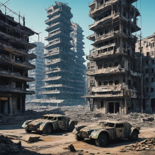 post-apocalyptic landscape,post apocalyptic,post-apocalypse,stalingrad,destroyed city,hashima,pripyat,gunkanjima,dystopian,wasteland,warsaw uprising,dystopia,lost in war,second world war,war zone,demolition,ruin,human settlement,fallout4,chernobyl,Art,Artistic Painting,Artistic Painting 22