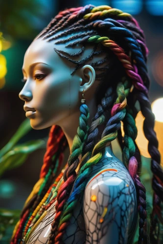 rasta braids,dreadlocks,cornrows,bodypaint,neon body painting,braids,twists,avatar,braiding,braided,body painting,artificial hair integrations,dreads,fantasy art,bodypainting,voodoo woman,warrior woman,fantasy portrait,full hd wallpaper,tribal,Photography,Artistic Photography,Artistic Photography 02