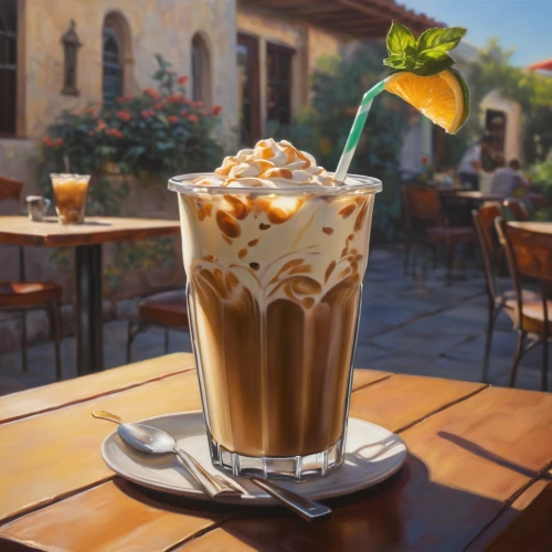 frappé coffee,marocchino,iced latte,iced coffee,mocaccino,coffee background,capuchino,dandelion coffee,coffee drink,coffee shop,frappe,macchiato,french coffee,coffee tea illustration,coffeemania,the coffee shop,parisian coffee,espresso con panna,vietnamese iced coffee,coffee foam,Conceptual Art,Fantasy,Fantasy 13