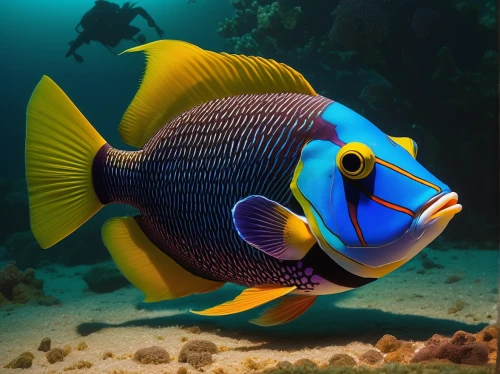 lemon surgeonfish,triggerfish-clown,golden angelfish,triggerfish,pallet surgeonfish,imperator angelfish,lemon butterflyfish,coral reef fish,blue stripe fish,angelfish,butterflyfish,trigger fish,butterfly fish,blue angel fish,anemone fish,parrotfish,discus fish,marine fish,underwater fish,lemon doctor fish,Conceptual Art,Daily,Daily 12