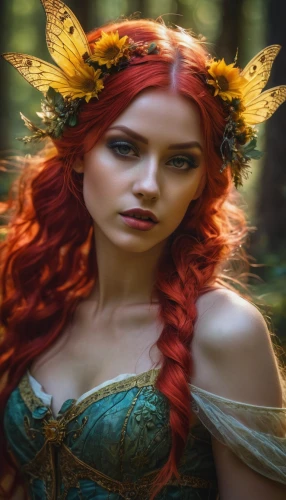 faery,faerie,fae,fantasy portrait,fantasy art,fantasy woman,fairy queen,dryad,fantasy picture,celtic woman,fairy tale character,the enchantress,celtic queen,elven flower,fairytale characters,elven,fairy,sorceress,wood elf,heroic fantasy,Photography,General,Fantasy