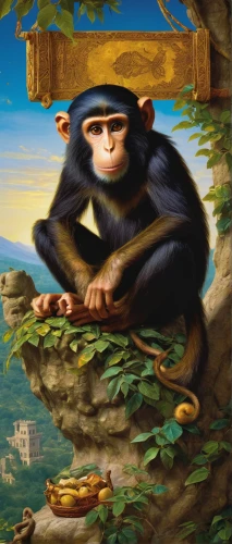 monkey island,monkey banana,monkeys band,barbary monkey,the monkey,macaque,chimpanzee,capuchin,monkey gang,monkey,chimp,monkey family,war monkey,ape,primate,monkey soldier,monkeys,tufted capuchin,game illustration,common chimpanzee,Art,Classical Oil Painting,Classical Oil Painting 16