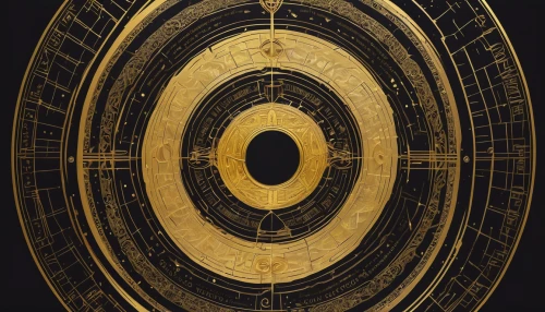 voyager golden record,geocentric,copernican world system,orrery,astronomical clock,stargate,concentric,dartboard,golden ratio,saturn rings,armillary sphere,time spiral,magnetic compass,zodiac,planisphere,astronomical object,planetary system,epicycles,ship's wheel,pioneer 10,Illustration,Realistic Fantasy,Realistic Fantasy 45