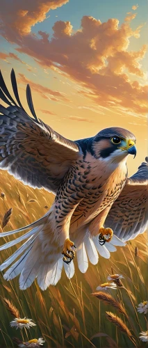 saker falcon,peregrine falcon,new zealand falcon,northern harrier,ferruginous hawk,hawk animal,red tailed hawk,falcon,eagle illustration,fishing hawk,falconiformes,red tail hawk,gyrfalcon,falconry,red-tailed hawk,steppe eagle,peregrine,kestrel,lanner falcon,harp of falcon eastern,Conceptual Art,Fantasy,Fantasy 03