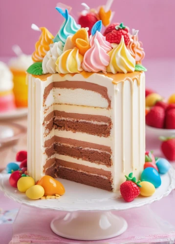 easter cake,layer cake,stack cake,sandwich cake,sandwich-cake,sweetheart cake,lolly cake,sheet cake,a cake,torte,rainbow cake,chocolate layer cake,slice of cake,pink cake,unicorn cake,rye bread layer cake,torta,birthday cake,reibekuchen,little cake,Illustration,Japanese style,Japanese Style 02