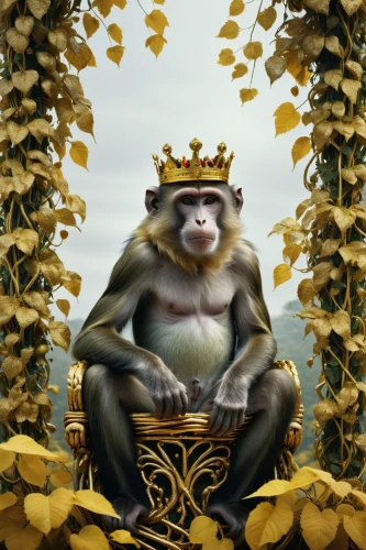 king caudata,macaque,monkey banana,barbary monkey,king crown,throne,primate,sultan,king coconut,content is king,the monkey,crown render,king ortler,golden crown,frog king,the ruler,monkey island,the throne,madagascar,king lear,Photography,Documentary Photography,Documentary Photography 04