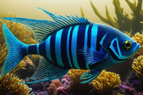 blue stripe fish,coral reef fish,pallet surgeonfish,imperator angelfish,ornamental fish,blue angel fish,marine fish,golden angelfish,lemon surgeonfish,sea animals,angelfish,triggerfish-clown,tropical fish,underwater fish,cichlid,butterfly fish,beautiful fish,blue fish,fighting fish,fairy wrasse,Conceptual Art,Oil color,Oil Color 19