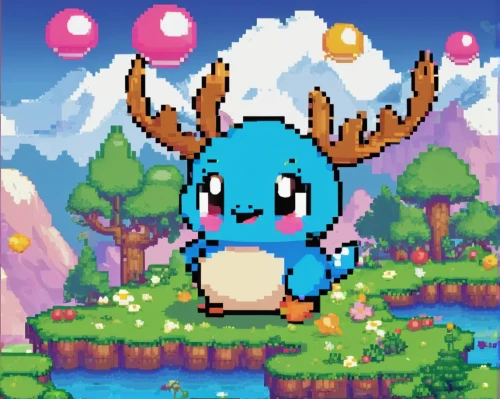 pixaba,pixel art,rimy,knuffig,ori-pei,cuthulu,pixel,fairy penguin,growth icon,android game,forest dragon,sakko,cachupa,tara,blue bird,yo-kai,ox,moraine,retro frame,espalie,Unique,Pixel,Pixel 02