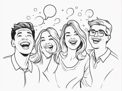 comic speech bubbles,laughing tip,cosmetic dentistry,coloring page,coloring pages,to laugh,coloring pages kids,office line art,speech balloons,on a white background,background vector,vector image,net promoter score,vector illustration,vector people,caricature,advertising agency,speech bubbles,laugh sign,website design,Illustration,Black and White,Black and White 04