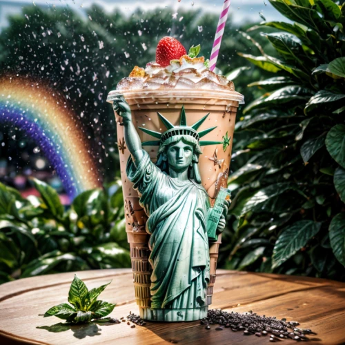 frappé coffee,iced latte,berry shake,iced coffee,ice cap,milkshake,dandelion coffee,coffee background,frappe,queen of liberty,milk shake,caffè americano,neon coffee,plastic straws,pot of gold background,colored straws,lady liberty,frozen drink,tropical drink,the statue of liberty