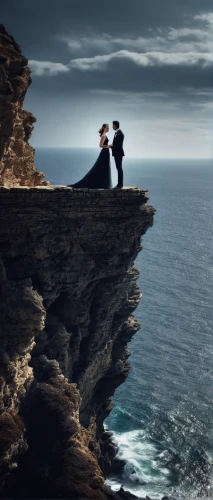 cliffs ocean,conceptual photography,cliff top,romantic scene,photo manipulation,loving couple sunrise,wedding photographer,wedding photography,wedding photo,pre-wedding photo shoot,sea stack,north cape,vintage couple silhouette,honeymoon,photoshop manipulation,photomanipulation,the endless sea,love in the mist,cliffs,cliff of moher,Photography,Fashion Photography,Fashion Photography 10