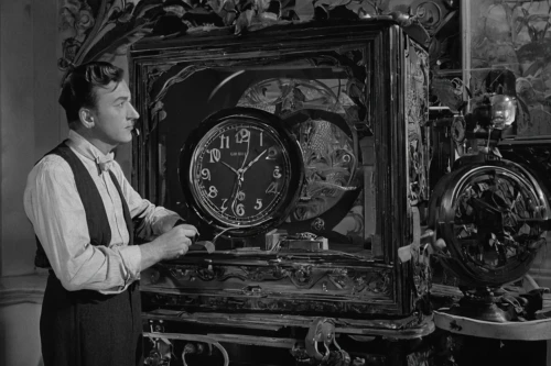 clockmaker,grandfather clock,longcase clock,watchmaker,old clock,radio clock,clocks,clock,clock face,valentine clock,counting frame,astronomical clock,tower clock,four o'clocks,running clock,time pointing,hygrometer,chinese screen,silent screen,man with a computer,Photography,Black and white photography,Black and White Photography 13