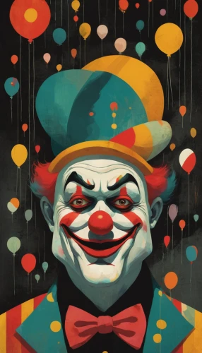 creepy clown,horror clown,clown,scary clown,ringmaster,rodeo clown,circus,joker,juggler,it,red balloon,circus animal,ronald,big top,circus show,balloon,clowns,jigsaw,balloon head,vector illustration,Illustration,Vector,Vector 08