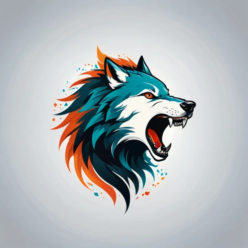 vector graphic,vector design,vector illustration,wolves,teal and orange,howl,howling wolf,mozilla,logo header,vector image,wolf,flat design,vector art,vector graphics,lion white,download icon,logodesign,animal icons,fc badge,two wolves,Unique,Design,Logo Design