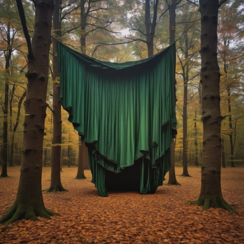 hammocks,hammock,trees with stitching,a curtain,woman hanging clothes,hanging chair,clotheshorse,photos on clothes line,tree swing,stage curtain,theater curtain,bamboo curtain,forest of dreams,cocoon,beech forest,curtain,hanging elves,tree with swing,drapes,knitting laundry,Conceptual Art,Daily,Daily 18