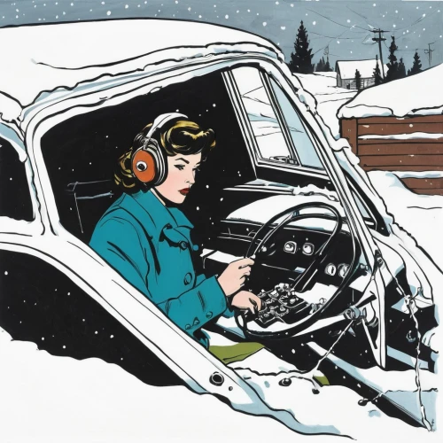 snowmobile,jeep dj,ice racing,behind the wheel,six-wheel drive,ski helmet,winter service,snowplow,snow removal,snow plow,ski binding,cockpit,illustration of a car,ford pilot,elektrocar,electric driving,winter tires,winter trip,car drawing,christmas skiing,Illustration,Black and White,Black and White 10