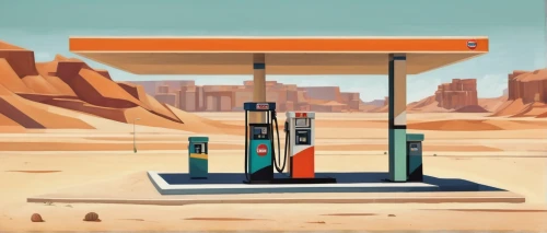 petrol pump,e-gas station,gas-station,gas pump,electric gas station,filling station,gas station,fuel pump,petroleum,bus stop,truck stop,petrol,bus shelters,desert,phone booth,pay phone,kiosk,desert safari,petrol gauge,charge point,Art,Artistic Painting,Artistic Painting 45
