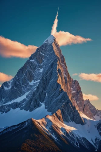 aiguille du midi,mont blanc,mitre peak,camel peak,watzmann southern tip,mountain peak,zugspitze massif,snow mountain,cascade mountain,high alps,top mount horn,weisshorn,snowy peaks,matterhorn,mount everest,zermatt,mountain sunrise,canadian rockies,giant mountains,5 dragon peak,Illustration,Realistic Fantasy,Realistic Fantasy 45