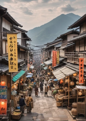 bukchon,kyoto,shirakawa-go,kanazawa,namdaemun market,asian architecture,miyajima,south korea,japan landscape,beautiful japan,nikko,tsukemono,chinese architecture,yunnan,kiyomizu,kawachi town,japanese mountains,hanok,koyasan,japanese culture,Art,Classical Oil Painting,Classical Oil Painting 35